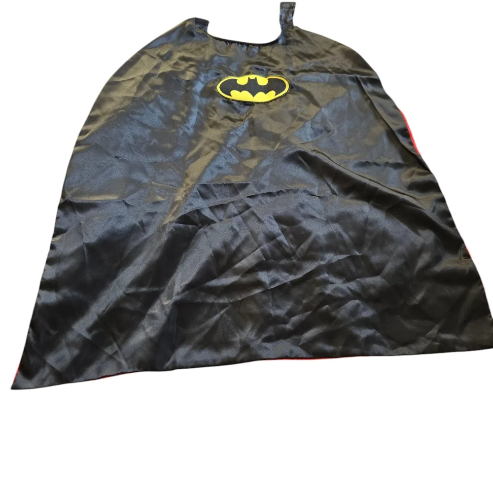 Reversible Kids Black Batman‎ And Superman Cape